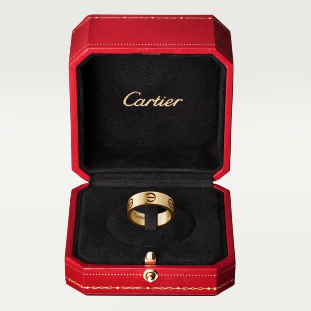 Authentic CARTIER LOVE ring size 4.5 Yellow Gold